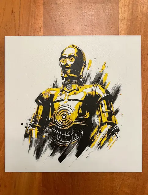 HueForge model: C-3PO by JustBe 3D Printing
