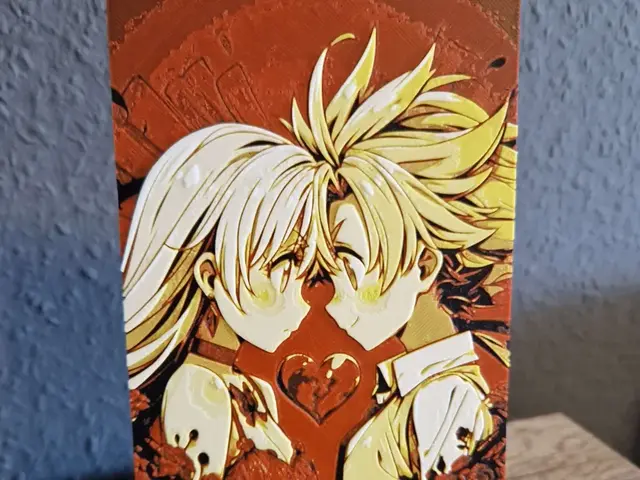 HueForge model: Hueforge - Meliodas and Elizabeth by Schuettdesign