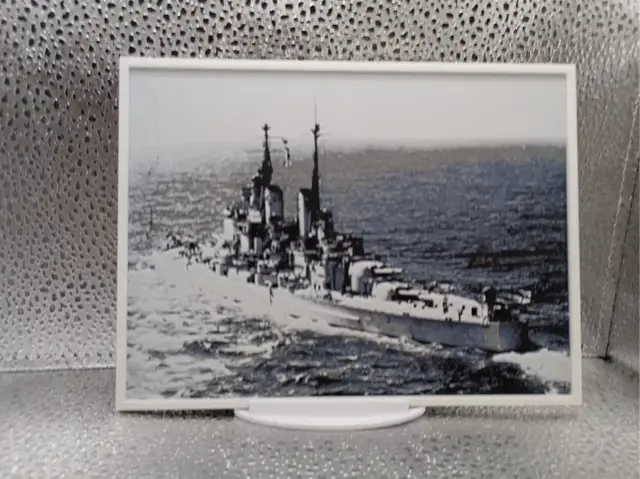 HueForge model: HMS Vanguard hueforge by Borishotch Industries