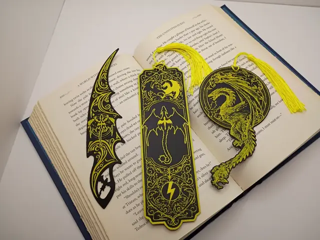 HueForge model: Fourth Wing - "Inspired" Bookmark Set by 3djd