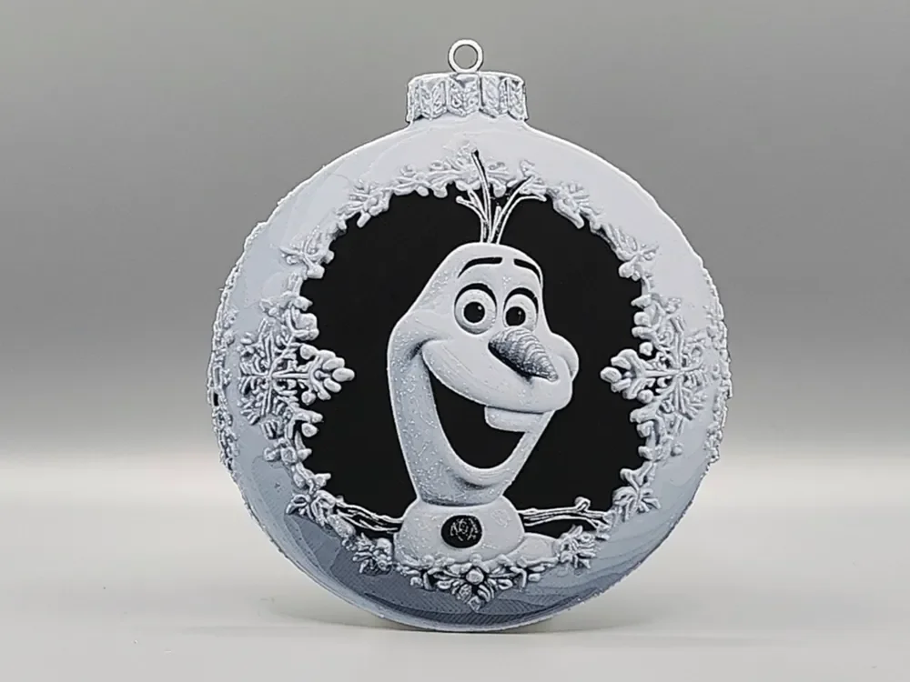 Olaf Frozen Christmas Tree Ornament Decoration 3 by Sarge HueForge model: Olaf Frozen Christmas Tree Ornament Decoration 3 by Sarge