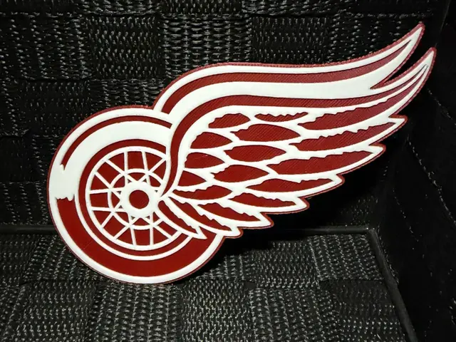HueForge model: Detroit Redwings Logo - Hueforge by JoDau