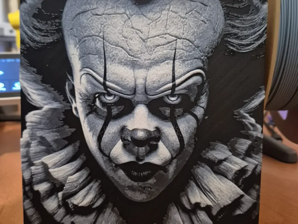pennywise hueforge by Buntsta HueForge model: pennywise hueforge by Buntsta