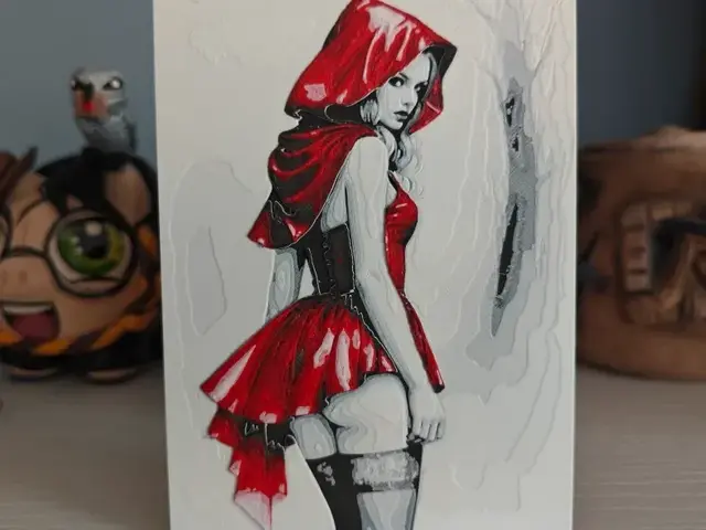 HueForge model: Red Riding Hood Hueforge by Litolunar