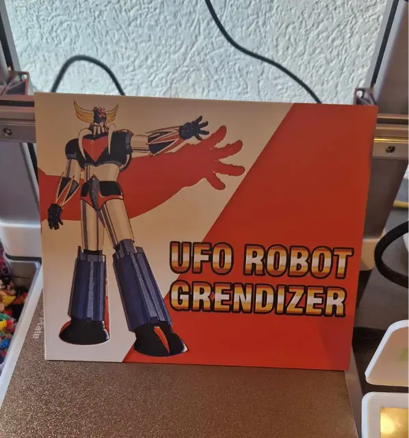 HueForge model: Goldorak / Grendizer Hueforge by Dakiren