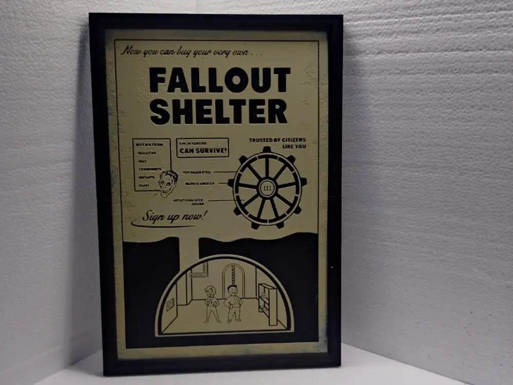 Fallout Shelter by Asgar3D HueForge model: Fallout Shelter by Asgar3D
