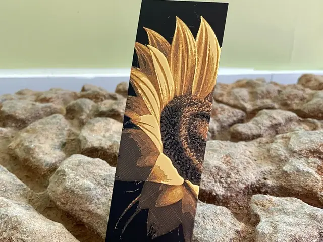 HueForge model: Sunflower Bookmark by 3D_Forged