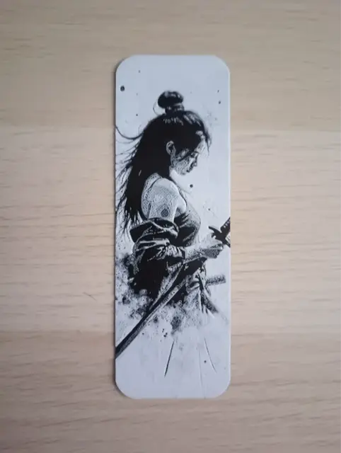HueForge model: Samurai Girl Bookmark by Atrus Design