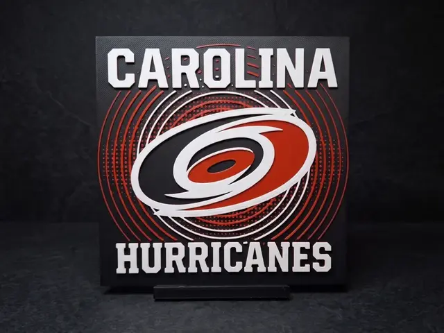 HueForge model: Carolina Hurricanes - Hueforge Wall Art by LED