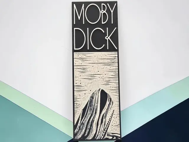 HueForge model: Moby Dick Hueforge Bookmark by MythicHue's