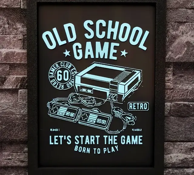 HueForge model: Hueforge Old School Game 2 colors by StefBull85