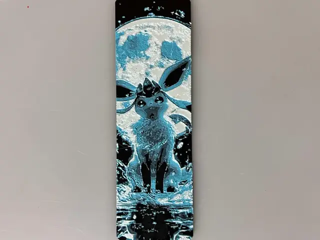HueForge model: Glaceon - Bookmark by 3djd