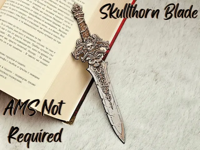 HueForge model: Skullthorn Blade -  Bookmark by C3D
