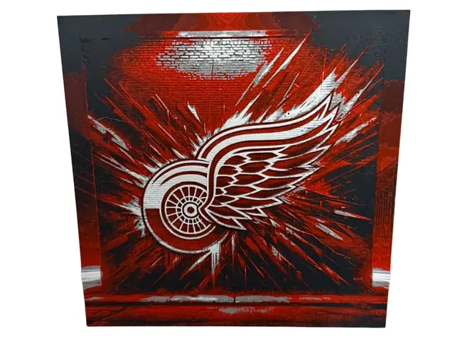 HueForge model: Detroit Red Wings - NHL Hueforge by Canadian Gamer