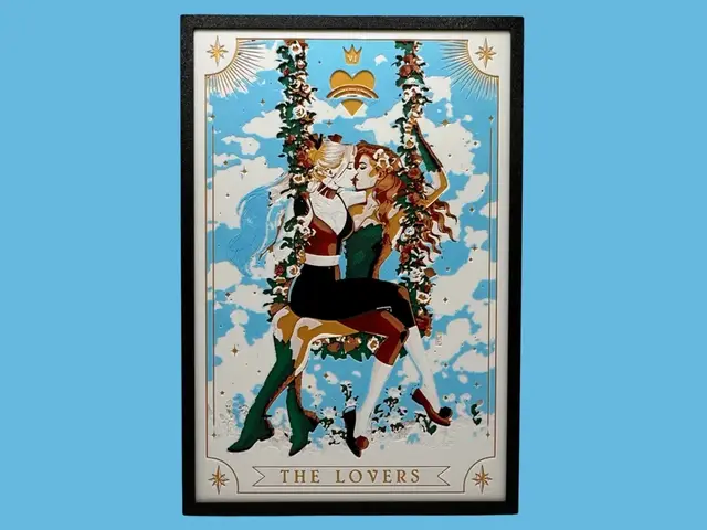 Harley Quinn & Poison Ivy - The Lovers Tarot Card