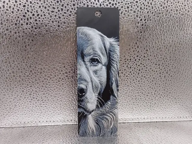 HueForge model: Golden Retriever Bookmark – Hueforge by Borishotch Industries
