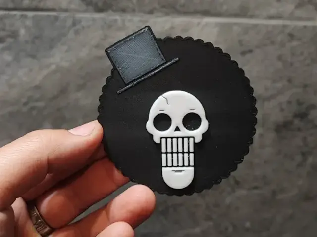 HueForge model: One Piece Sticker by Garuda3D