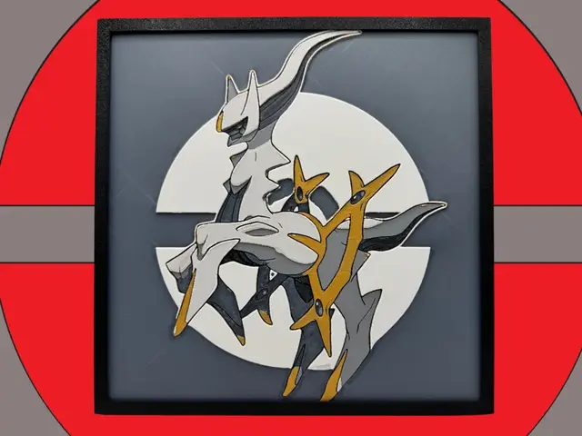 HueForge model: Arceus - Pokemon Hueforge by Canadian Gamer