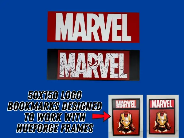 Marvel Logo Bookmarks