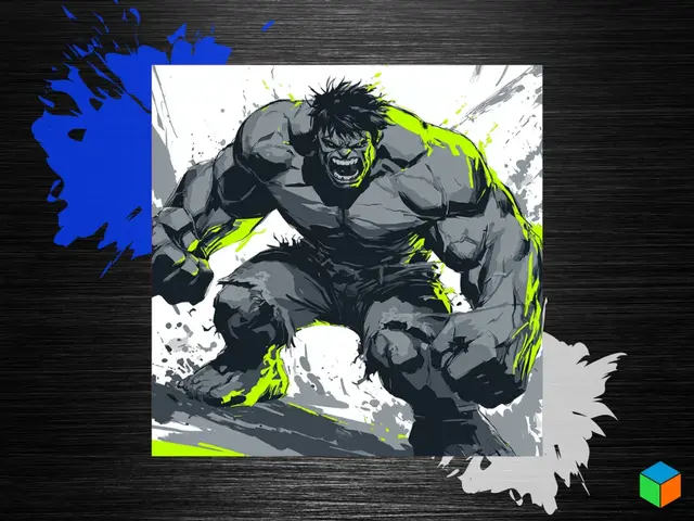 HueForge model: Green Gets Loud — New Hulk Poster Drop by 3D Prints By Vic