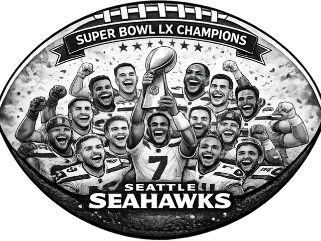 HueForge model: Seattle Seahawks Super Bowl LX Champions Football by Reeftank&more