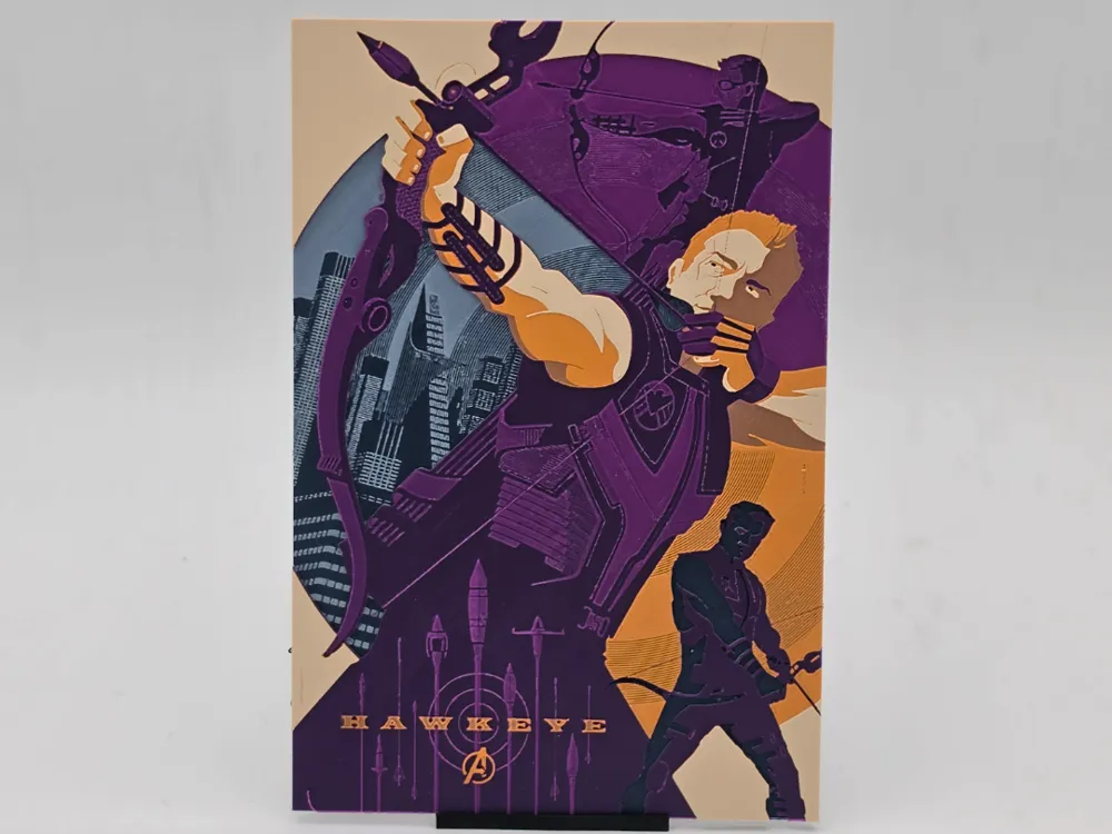 Hawkeye Hueforge by Loki HueForge model: Hawkeye Hueforge by Loki