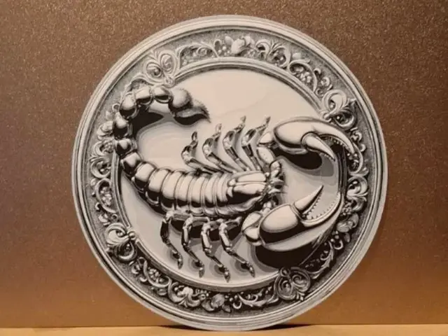 HueForge model: Scorpio - Zodiac sign - Hueforge - 2 colours by 3dGlow