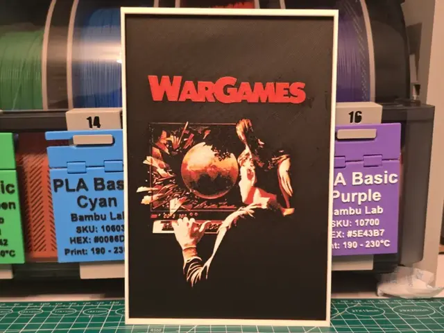 WarGames Movie Poster - Hueforge Art