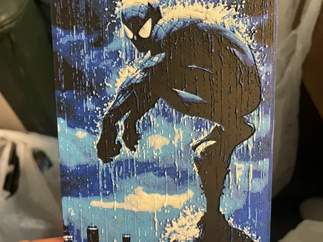 HueForge model: Spiderman in the Rain by Advancedtechworldwide