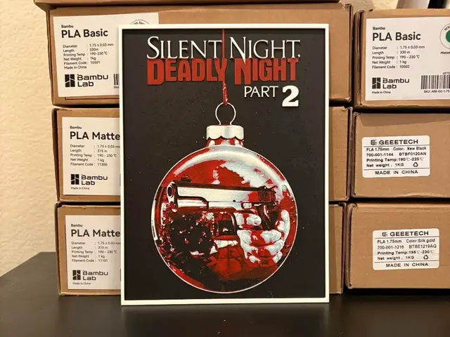 HueForge model: Silent Night Deadly Night 2 Hueforge by Estiv
