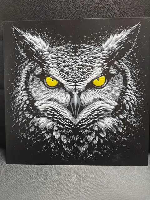 HueForge model: Great Horned Owl / Dark beast Series by TheHueforgeLady