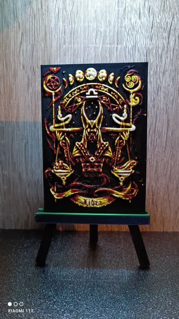 HueForge model: zodiac signs (libra) hueforge by KO Additive Labo