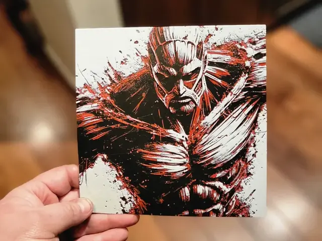 HueForge model: Graffiti Colossal Titan Hueforge by 3Ree Printing