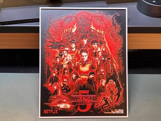 HueForge model: Stranger Things Season 5 HueForge by liv_3d