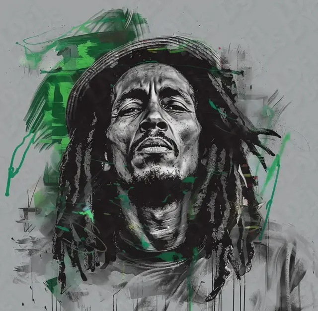 HueForge model: Bob Marley Hueforge by LoFi Layers