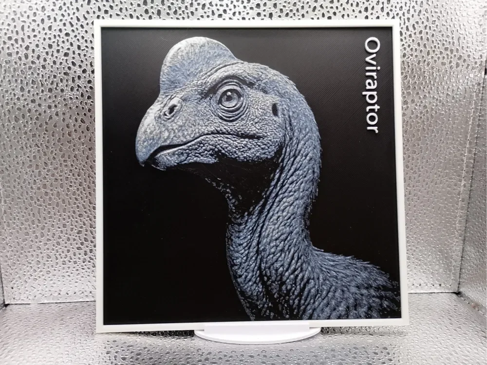 Oviraptor hueforge by Borishotch Industries HueForge model: Oviraptor hueforge by Borishotch Industries
