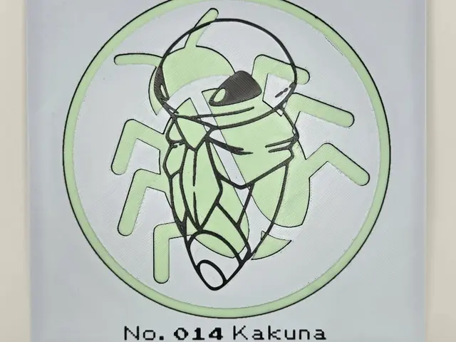 HueForge model: Minimalistic Kakuna Hueforge by 3Ree Printing