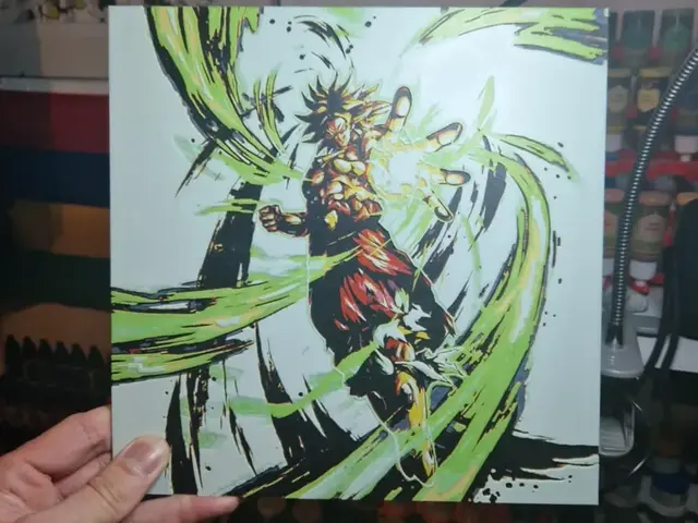 HueForge model: Dragon Ball Z - Broly Hueforge by Dakiren