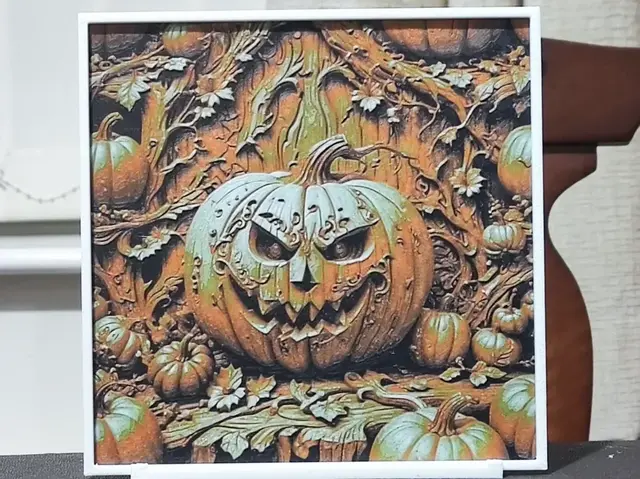 HueForge model: Carved Halloween Pumpkin - HueForge 4 Color by BoDad
