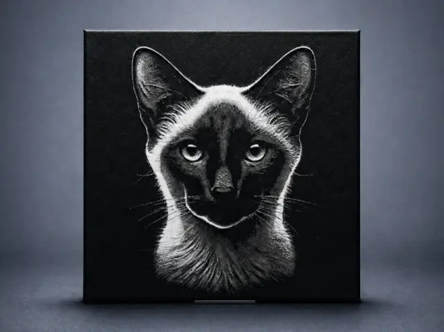 HueForge model: Siamese cat by Aleksandr