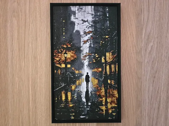HueForge model: Silent Solitude in the City - Hueforge by C3D