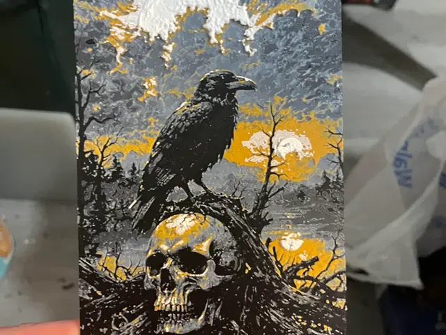 HueForge model: Crow_Skull Hueforge by Advancedtechworldwide