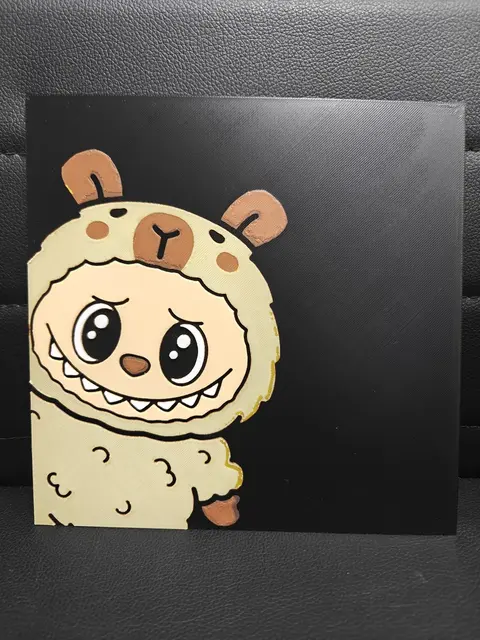 HueForge model: Labubu Capybara (ColorFlex System) by TheHueforgeLady