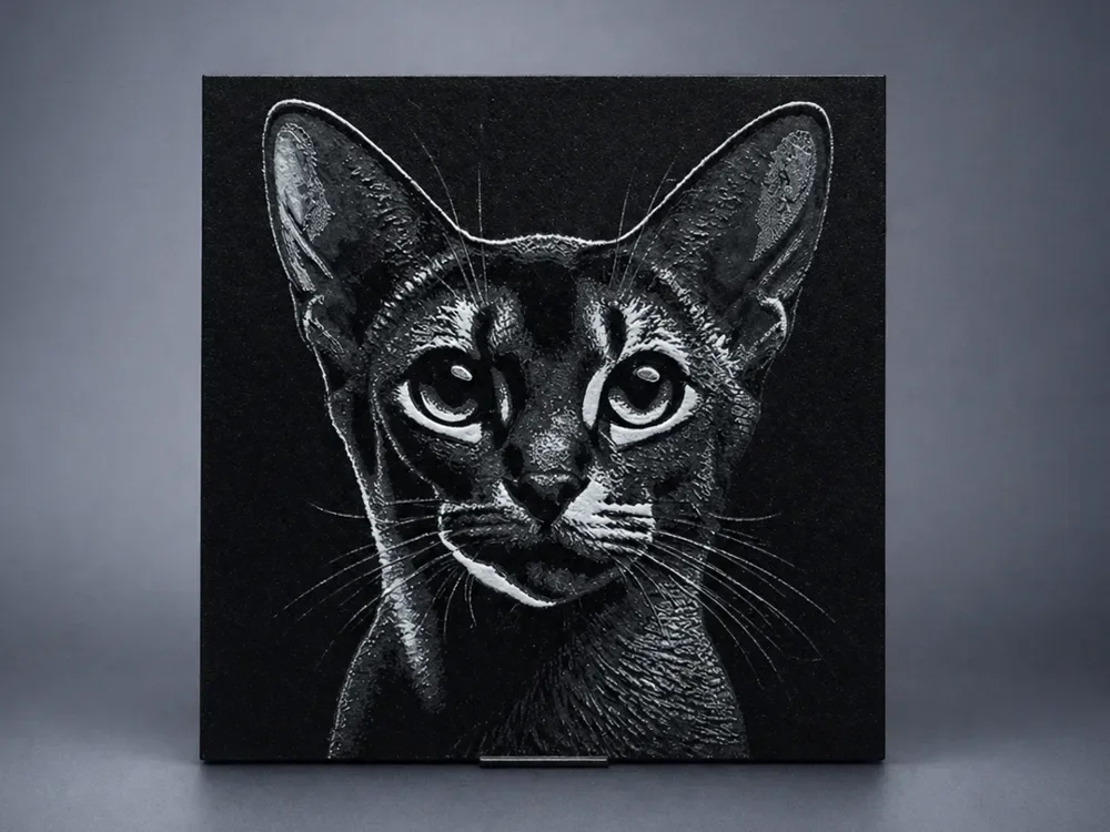 Abyssinian cat by Aleksandr HueForge model: Abyssinian cat by Aleksandr