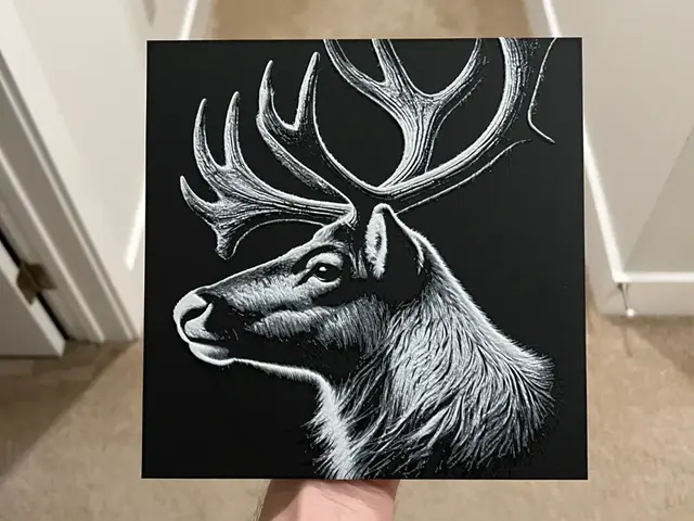 HueForge model: Reindeer Hueforge by RP47 Designs