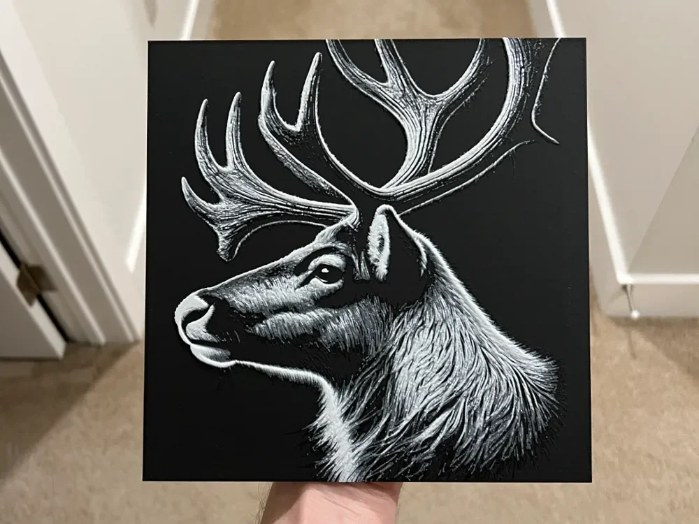 Reindeer Hueforge by RP47 Designs HueForge model: Reindeer Hueforge by RP47 Designs