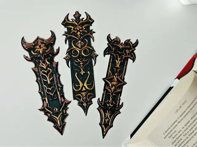 HueForge model: Orc Banners - Bookmarks Set by C3D
