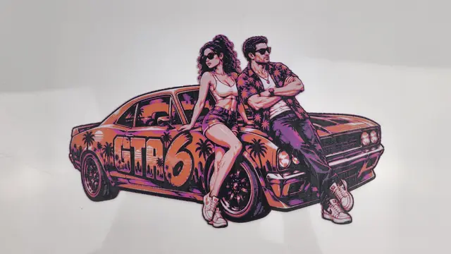 GTA VI Inspired Wall Art