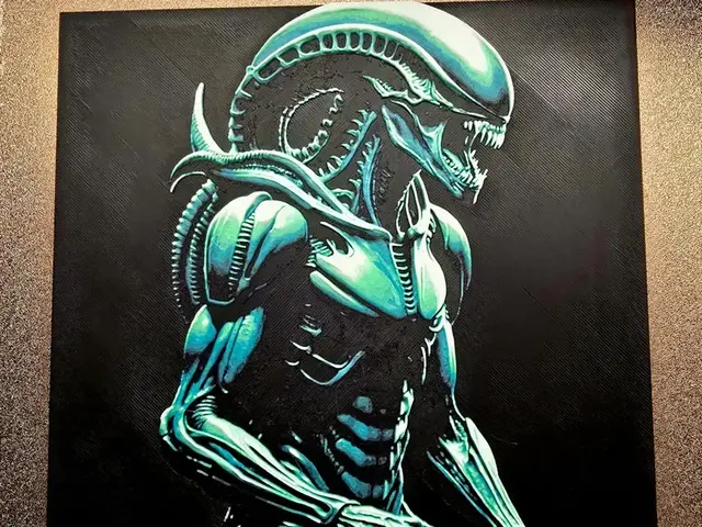 HueForge model: Alien - Xenomorph by 3D-Mentiel
