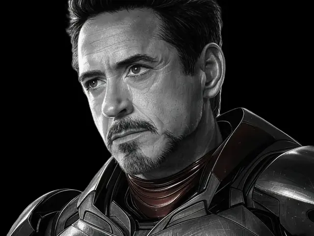 HueForge model: Tony Stark Iron man Hueforge ( Robert Downey Jr ) by leshowpatate